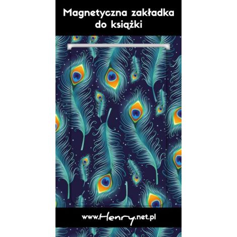 Zakładka magnetyczna Henry Pióra ciemne